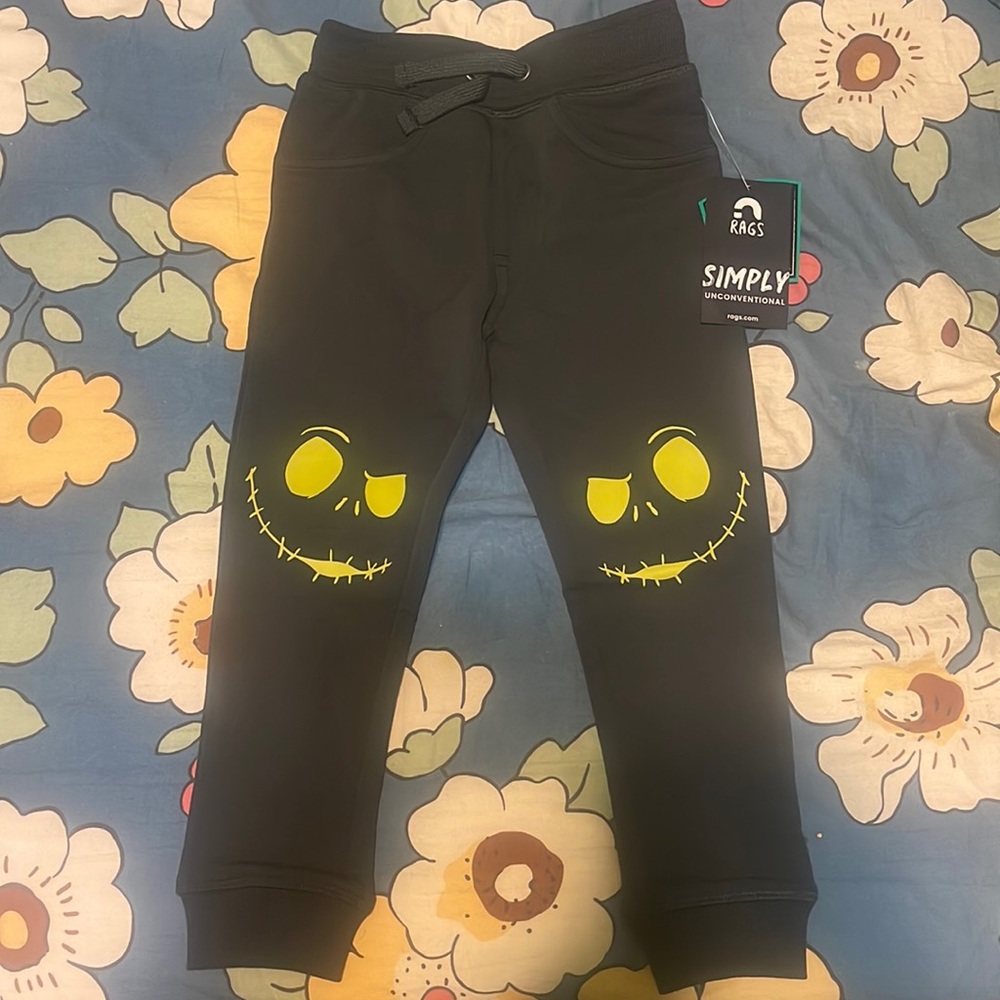 Rags to Raches Nightmare before Christmas joggers *RARE* - Picture 2 of 2